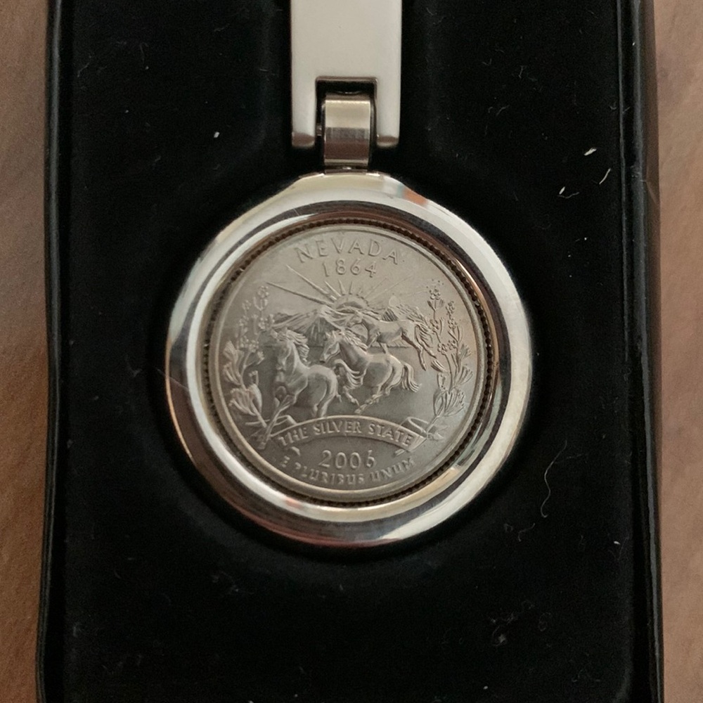 2006 Nevada Quarter Keychain